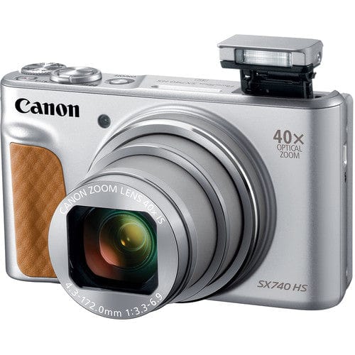 Canon PowerShot SX740 HS Digital Camera (Silver) Digital Cameras - Digital Point and Shoot Cameras Canon CAN2956C001