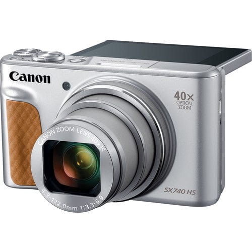 Canon PowerShot SX740 HS Digital Camera (Silver) Digital Cameras - Digital Point and Shoot Cameras Canon CAN2956C001