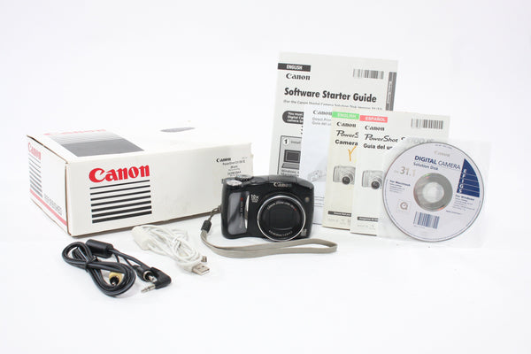 Canon SX100 IS  Digital Point-and-Shoot Camera 10x Zoom 8.0mp Digital Cameras - Digital Point and Shoot Cameras Canon 6626015254