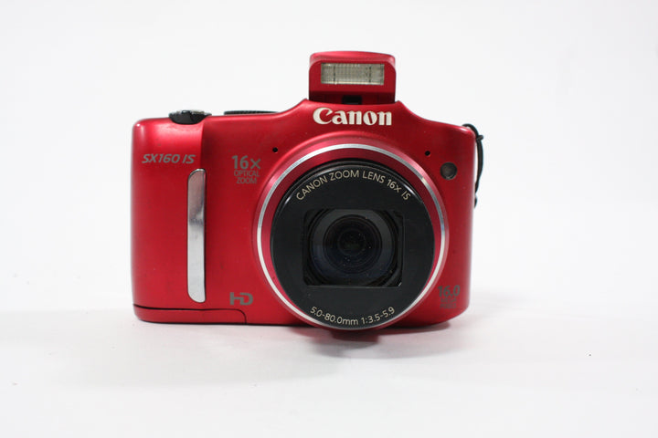 Canon SX160 Digital Point-and-Shoot Camera 16x Zoom16.0mp (Red) Digital Cameras - Digital Point and Shoot Cameras Canon 612020304754