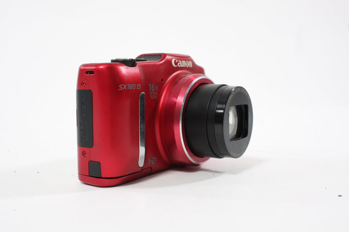 Canon SX160 Digital Point-and-Shoot Camera 16x Zoom16.0mp (Red) Digital Cameras - Digital Point and Shoot Cameras Canon 612020304754