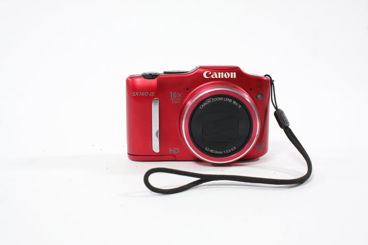 Canon SX160 Digital Point-and-Shoot Camera 16x Zoom16.0mp (Red) Digital Cameras - Digital Point and Shoot Cameras Canon 612020304754