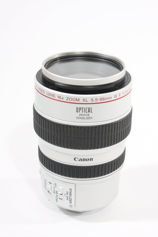 Canon XL Video Lens 5.5-88mm F1.6-2.6 IS II Video Equipment - Video Lenses Canon 7000472A