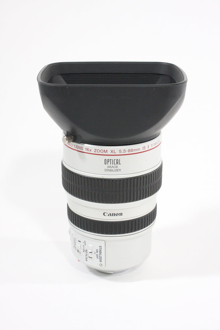 Canon XL Video Lens 5.5-88mm F1.6-2.6 IS II Video Equipment - Video Lenses Canon 7000472A