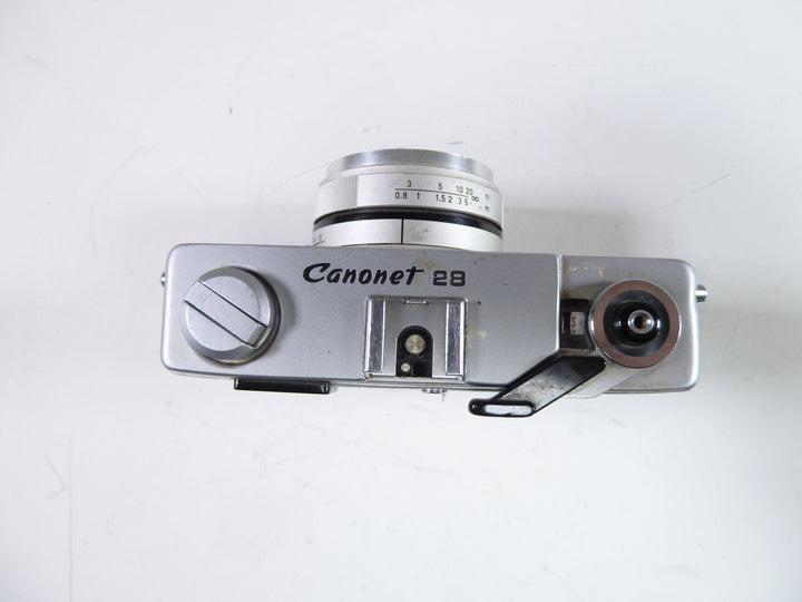 Canonet 28 Rangefinder for Parts or Repair 35mm Film Cameras - 35mm Rangefinder or Viewfinder Camera Canon E32629