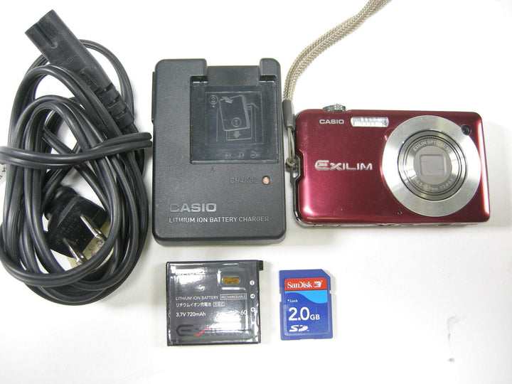 Casio Exilim 10.1mp Digital Camera (Red) – Camera Exchange