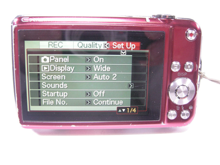Casio Exilim 10.1mp Digital Camera (Red) Digital Cameras - Digital Point and Shoot Cameras Casio 3237480B