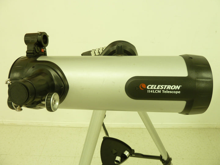 Celestron 114 LCM Telescope w/ 2 Eyepieces (Missing Foot Cap) Telescopes and Accessories Celestron 1129231236