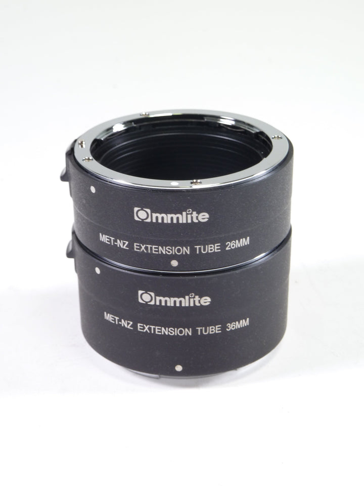 Commlite 26mm and 36mm Extension Tubes for Nikon Z lenses Lens Adapters and Extenders Ommlite MET-NZ1