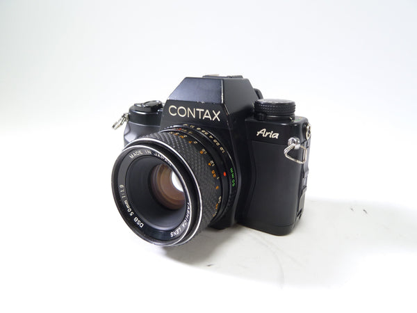 Contax Aria w/Yashica 50mm f/1.9 Lens 35mm Film Cameras - 35mm SLR Cameras Contax 06021214