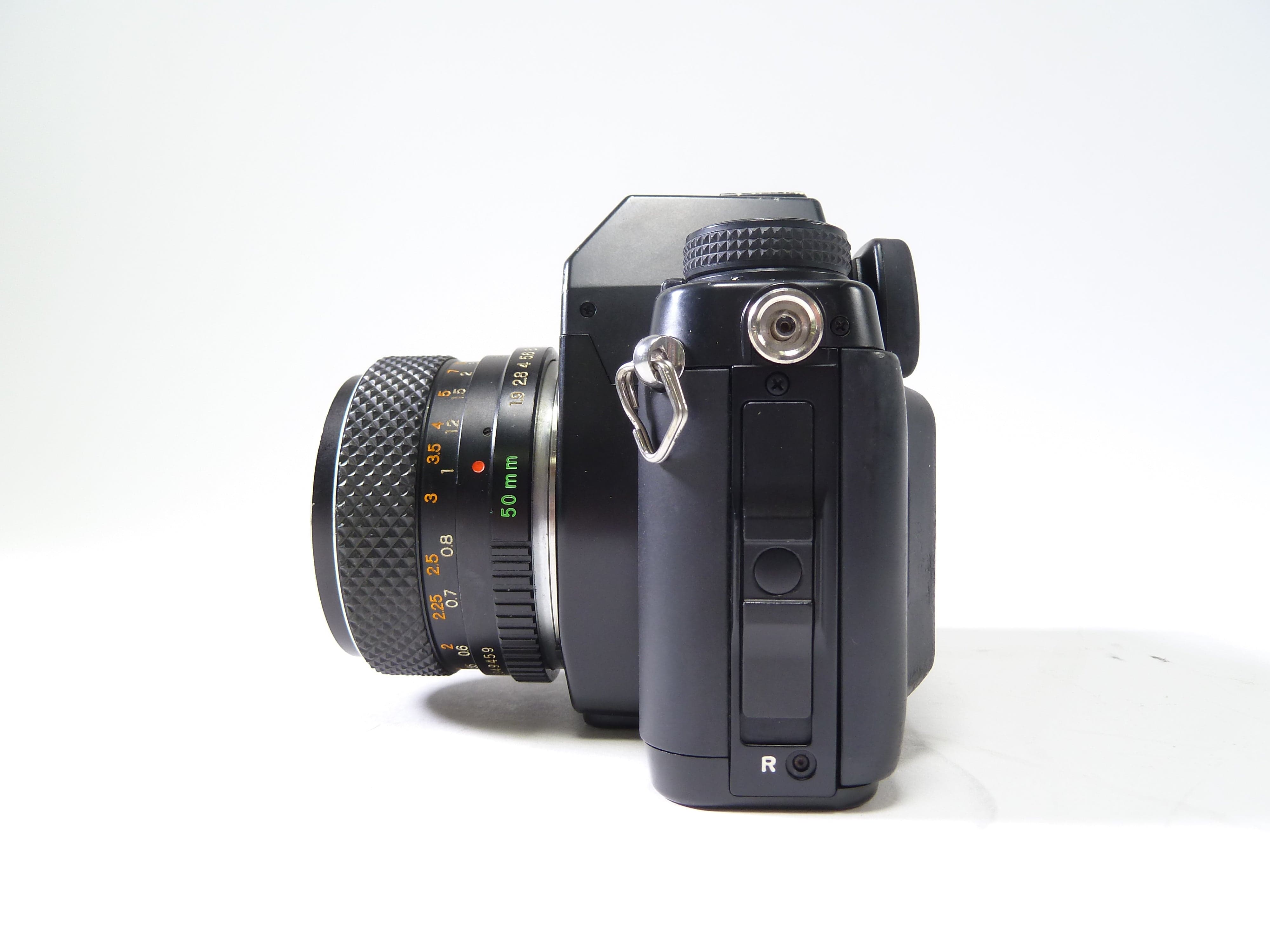 Contax Aria w/Yashica 50mm f/1.9 Lens – Camera Exchange