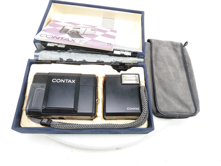 Contax T Black Camera Outfit 35mm Film Cameras - 35mm Rangefinder or Viewfinder Camera Contax 11112417