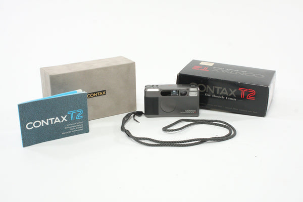 Contax T2 35mm Camera IN BOX 35mm Film Cameras - 35mm Point and Shoot Cameras Contax 108295