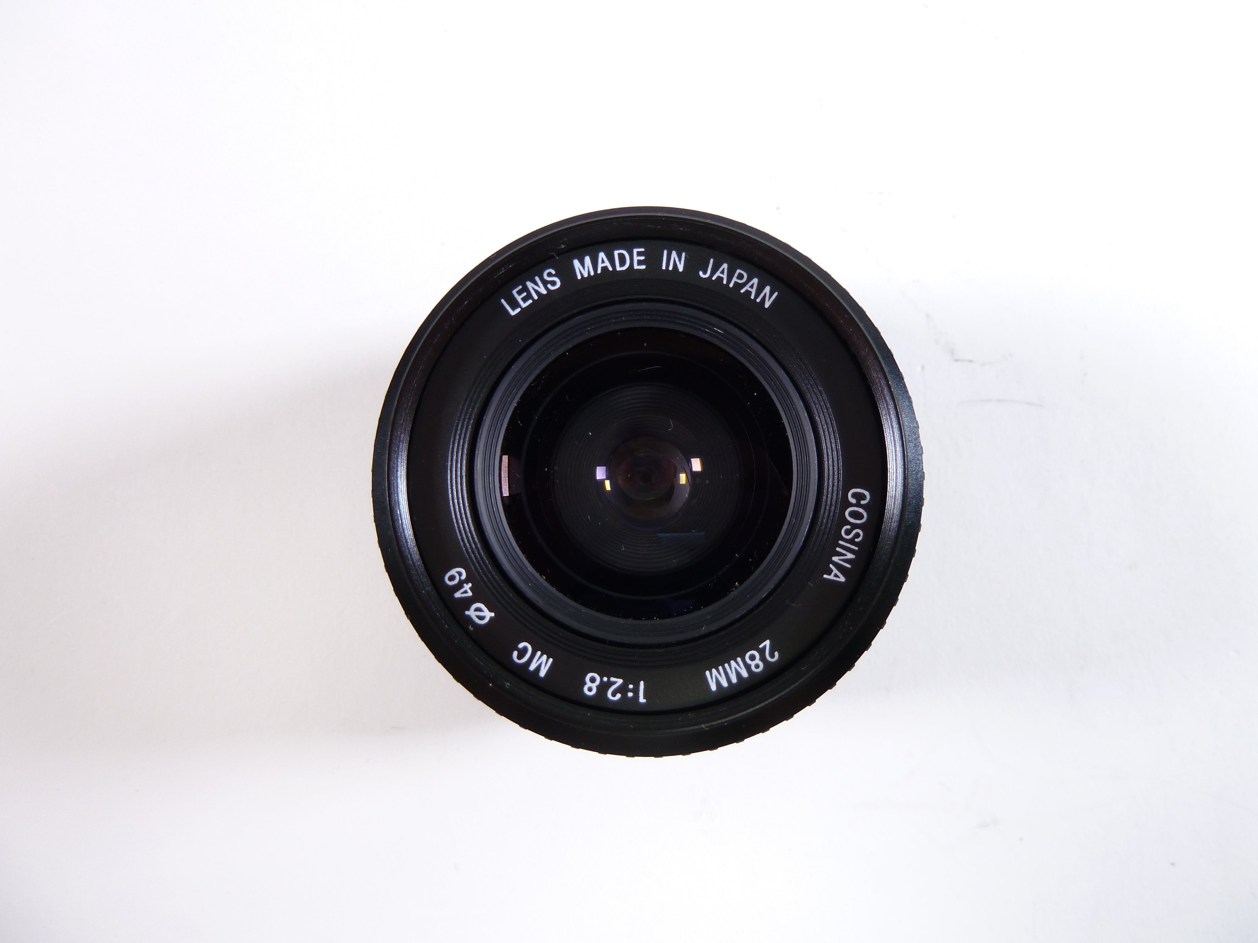 Objectif Cosina 28mm F/2.8 MC – Monture Olympus (mise Au Point Manuelle, Excellent état)