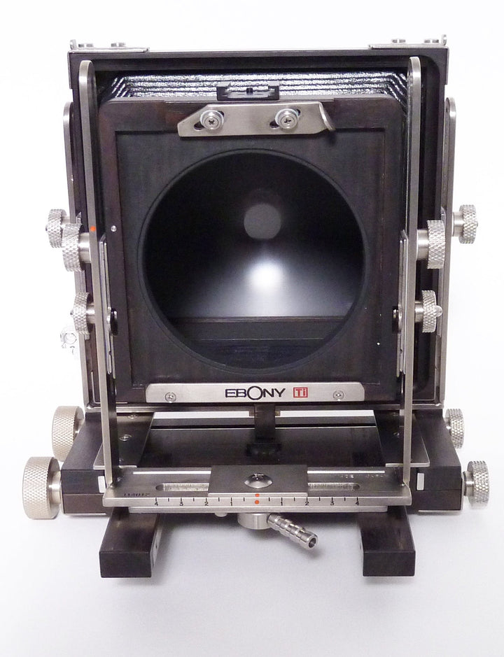 Ebony Ti SW 45 4x5 View Camera with Extension Back Large Format Equipment - Large Format Cameras Ebony 114012