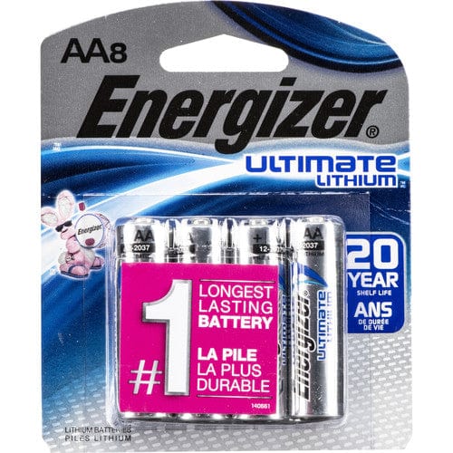 Energizer Ultimate Lithium AA 8 Pack Batteries - Primary Batteries Energizer PRO2499