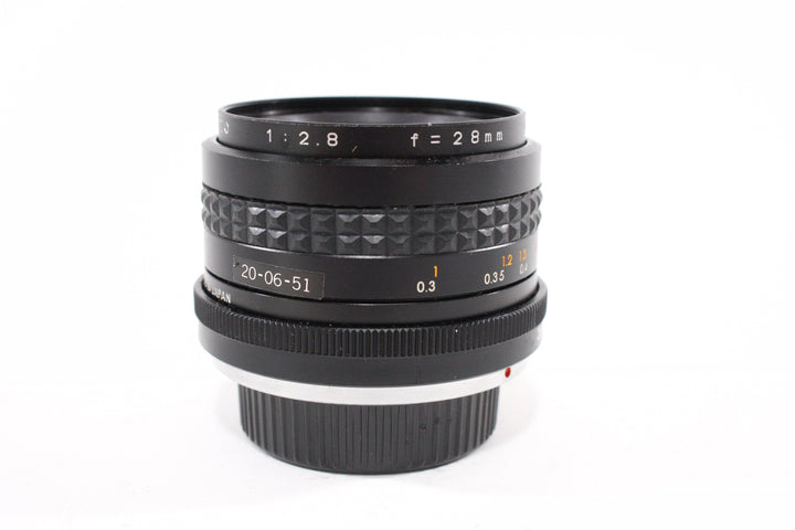 Focal 28mm f/2.8 Auto Lens for MD Mount Lenses Small Format - Minolta MD and MC Mount Lenses Focal 88350123