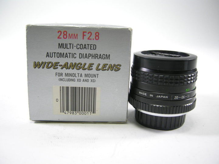 Focal MC Auto 28mm f2.8 Minolta MD Mt. Lenses Small Format - Minolta MD and MC Mount Lenses Focal 8518147