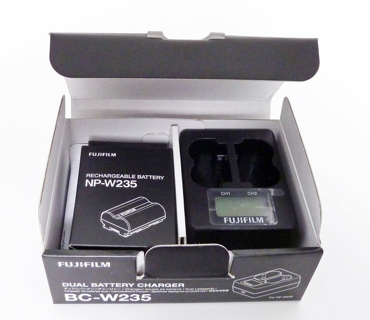 Fujifilm Dual Battery Charger BC-W235 and NP-W235 Battery Battery Chargers Fujifilm BCNPW235