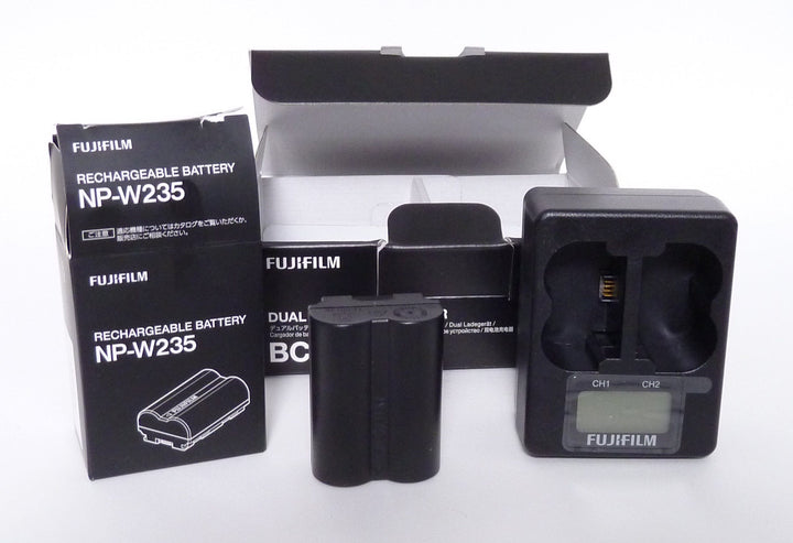 Fujifilm Dual Battery Charger BC-W235 and NP-W235 Battery Battery Chargers Fujifilm BCNPW235