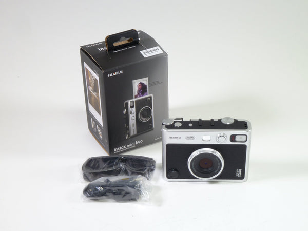 Fujifilm Instax Mini Evo - Hybrid Instant Camera (Black) Instant Cameras - Polaroid, Fuji Etc. Fujifilm 2UL13067