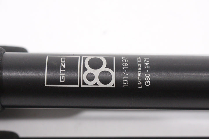 Gitzo Limited Edition 80th Anniversary Tripod w/ Off Center Head Tripods, Monopods, Heads and Accessories Gitzo G8024711024