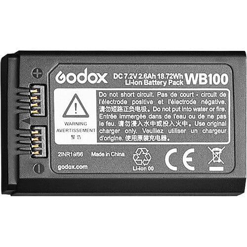 Godox WB100 Battery for AD100 Pro Batteries - Rechargeable Batteries Godox GODWB100