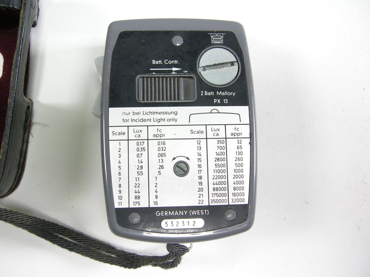 Gossen Luna Pro Light Meter Light Meters Gossen 532312