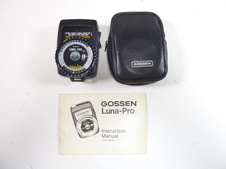 Gossen Luna Pro Light Meter with Manual and Case Light Meters Gossen 0C50641