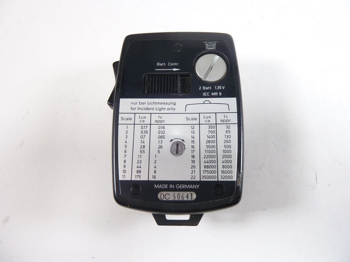 Gossen Luna Pro Light Meter with Manual and Case Light Meters Gossen 0C50641