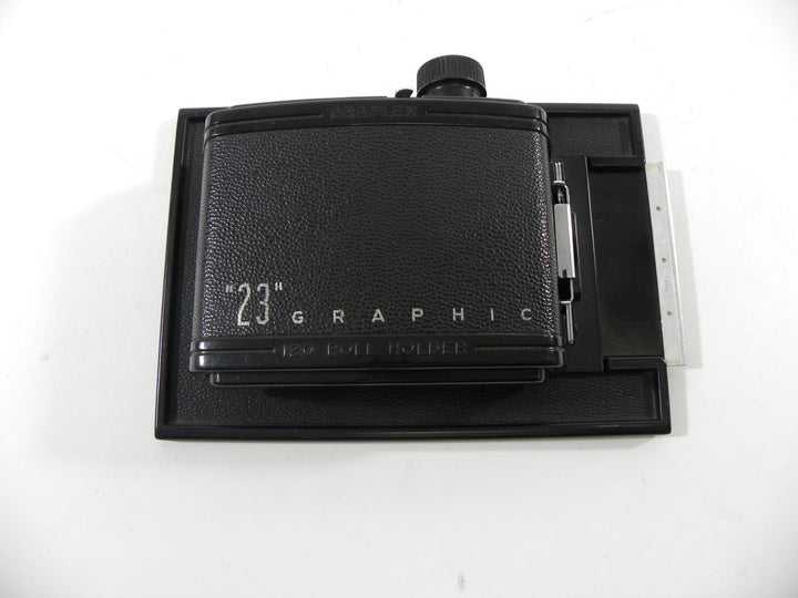 Graflex 23 Graphin 120 film roll holder for 4x5 Large Format Equipment - Film Holders Graflex 120120244