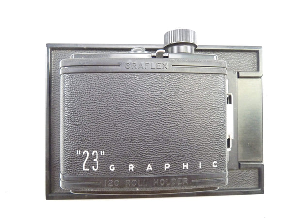 Graflex Graphic 23 120 Film Back with 4X5 Adapter Large Format Equipment - Film Holders Graflex 12202321