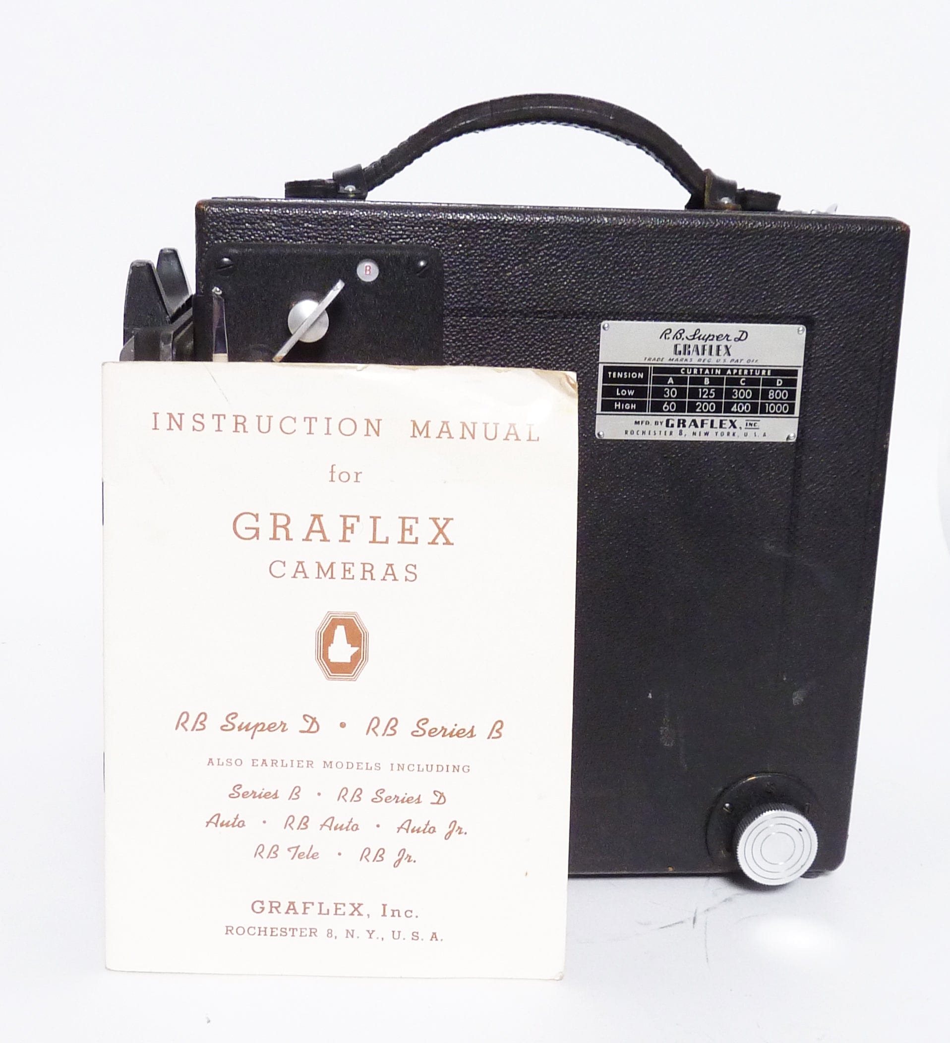 Grafllex Graflex RB Super D Automatic Diaphragming in Graflex Handi Case with l ...