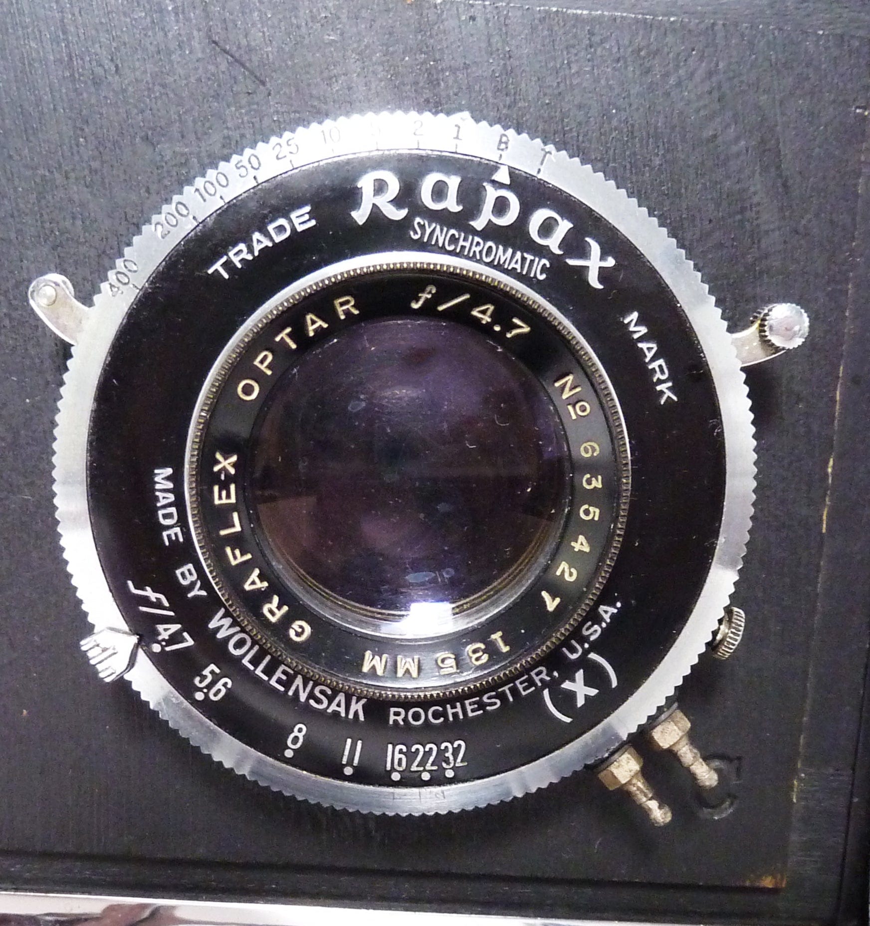 Graflex Speed Graphic 4x5 with Optar 135mm f4.7 Lens – Camera Exchange