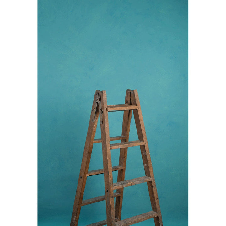 Gravity Backdrops Hand Painted Classic Collection Turquoise M 6.2 x 8.9 ft Low Texture Backdrop Backdrops and Stands Gravity Backdrops GBTE6289LT