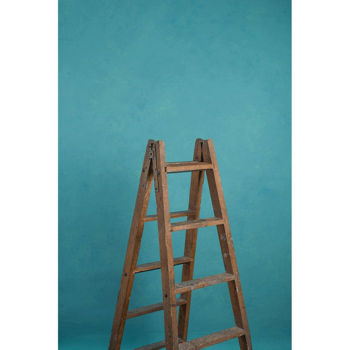 Gravity Backdrops Hand Painted Classic Collection Turquoise M 6.2 x 8.9 ft Mid Texture Backdrop Backdrops and Stands Gravity Backdrops GBTE6289MT