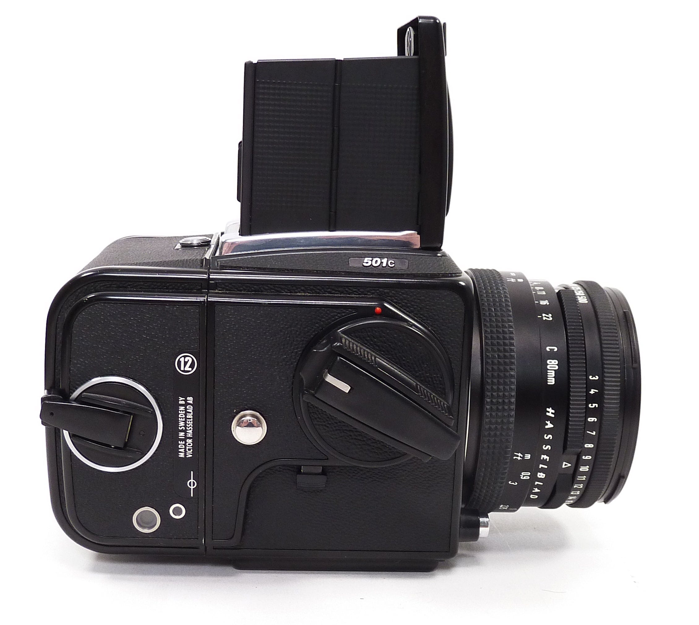 Hasselblad 501C Black with Planar 80mm f2.8 C T* Lens – Camera