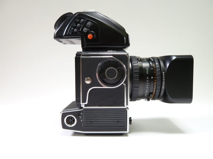 Hasselblad 555ELD w/ Planar 80mm f/2.8 CFE Lens and PME45 Metered Finder Medium Format Equipment - Medium Format Cameras Hasselblad 12EE10076