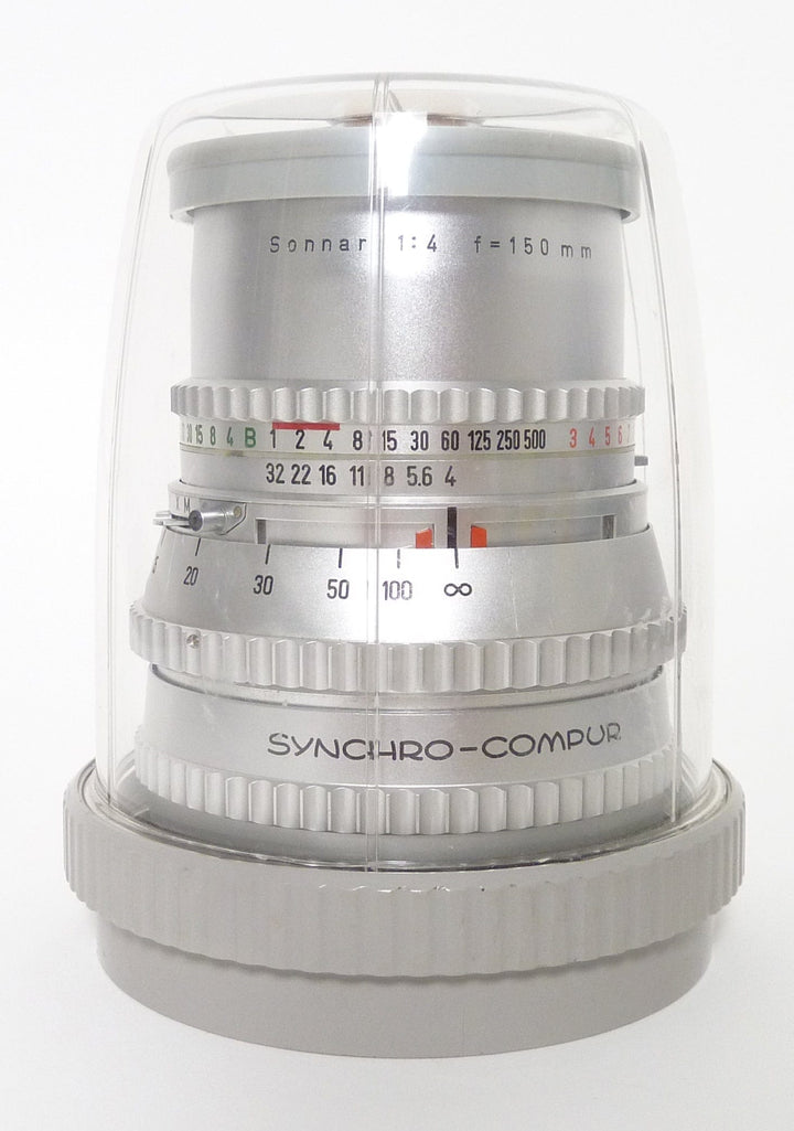 Hasselblad Sonnar 150mm F4 Chrome Lens with Hood - Recent CLA Medium Format Equipment - Medium Format Lenses - Hasselblad V Mount Hasselblad 4737535