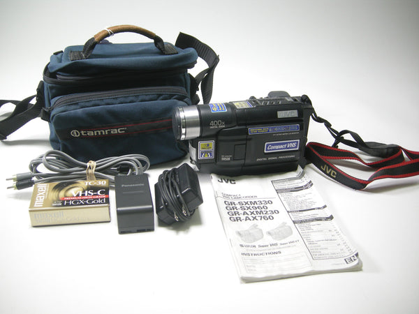 JVC GR-AXM23OU Compact VHS-C Camcorder Video Equipment - Video Camera JVC 076Q6008