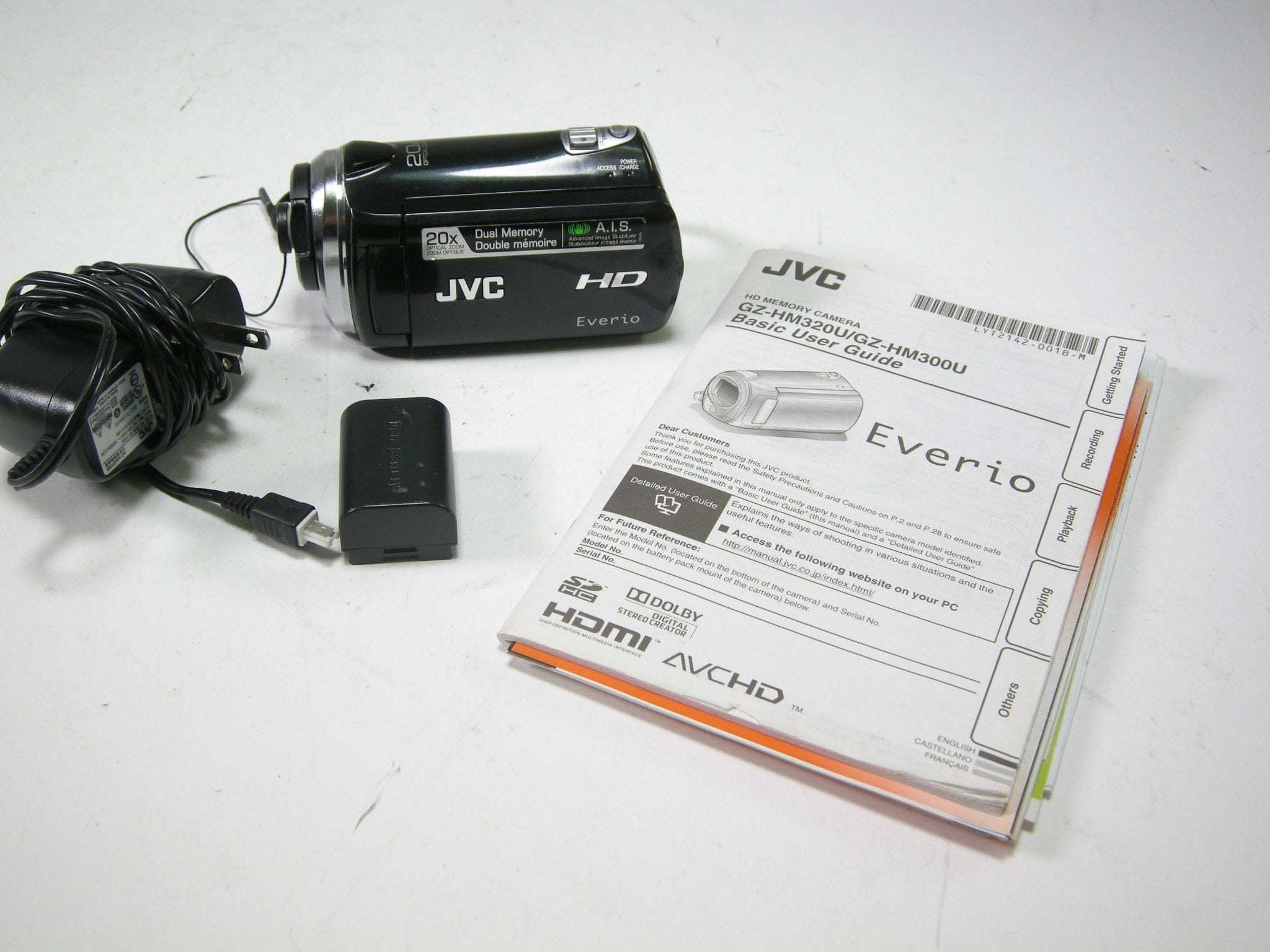 vhbw caricatore compatibile con JVC Everio GZ-HM30BEU, GZ-HM300, GZ vhbw caricatore compatibile con JVC Everio GZ-HM30BEU, GZ-HM300, GZ