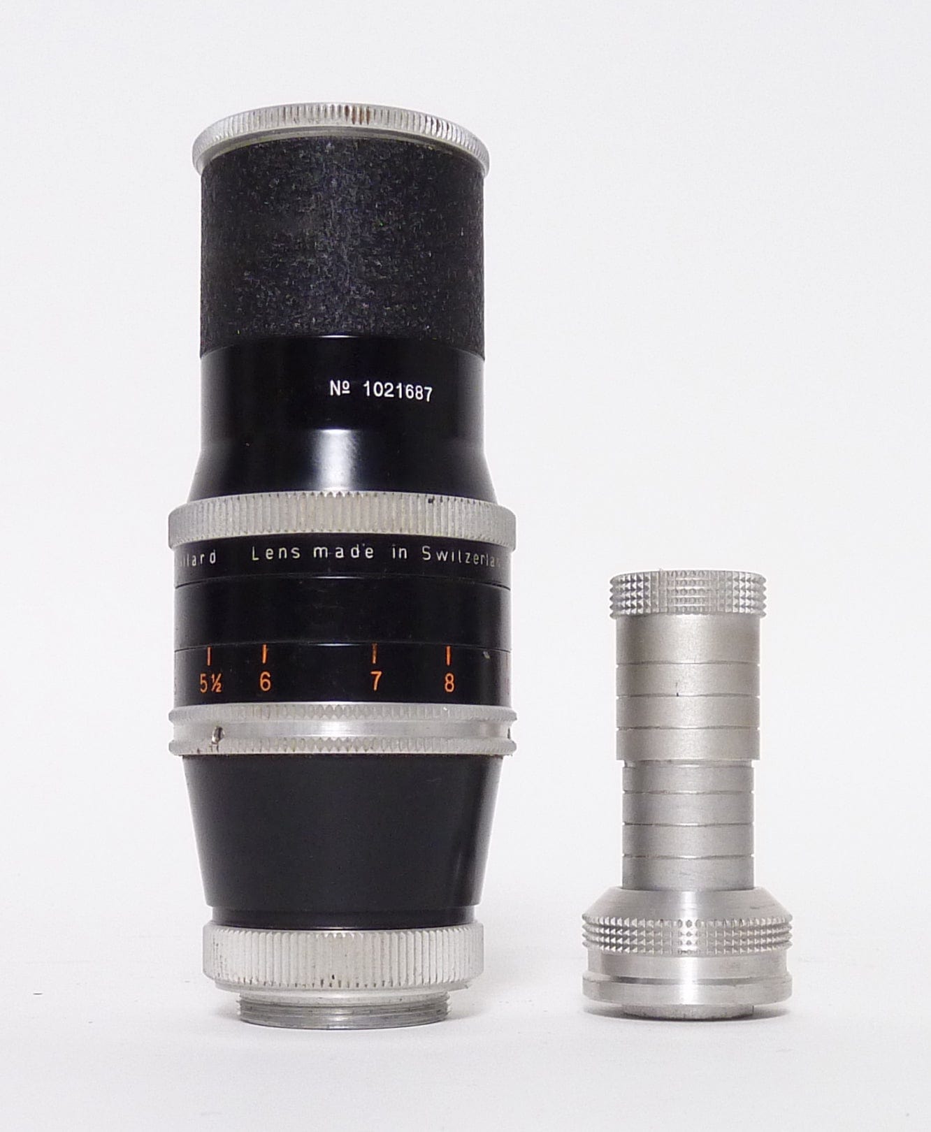 Kern-Paillard YVAR 75mm F2.8 C Mount Lens with Kodak Viewfinder Kern-Paillard YVAR 75mm F2.8 C Mount Lens with Kodak Viewfinder