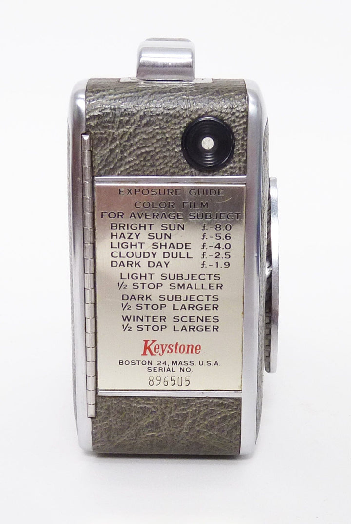 Keystone Olympic K-38A 8mm Movie Camera - 3 Lenses Movie Cameras and Accessories Keystone 896505