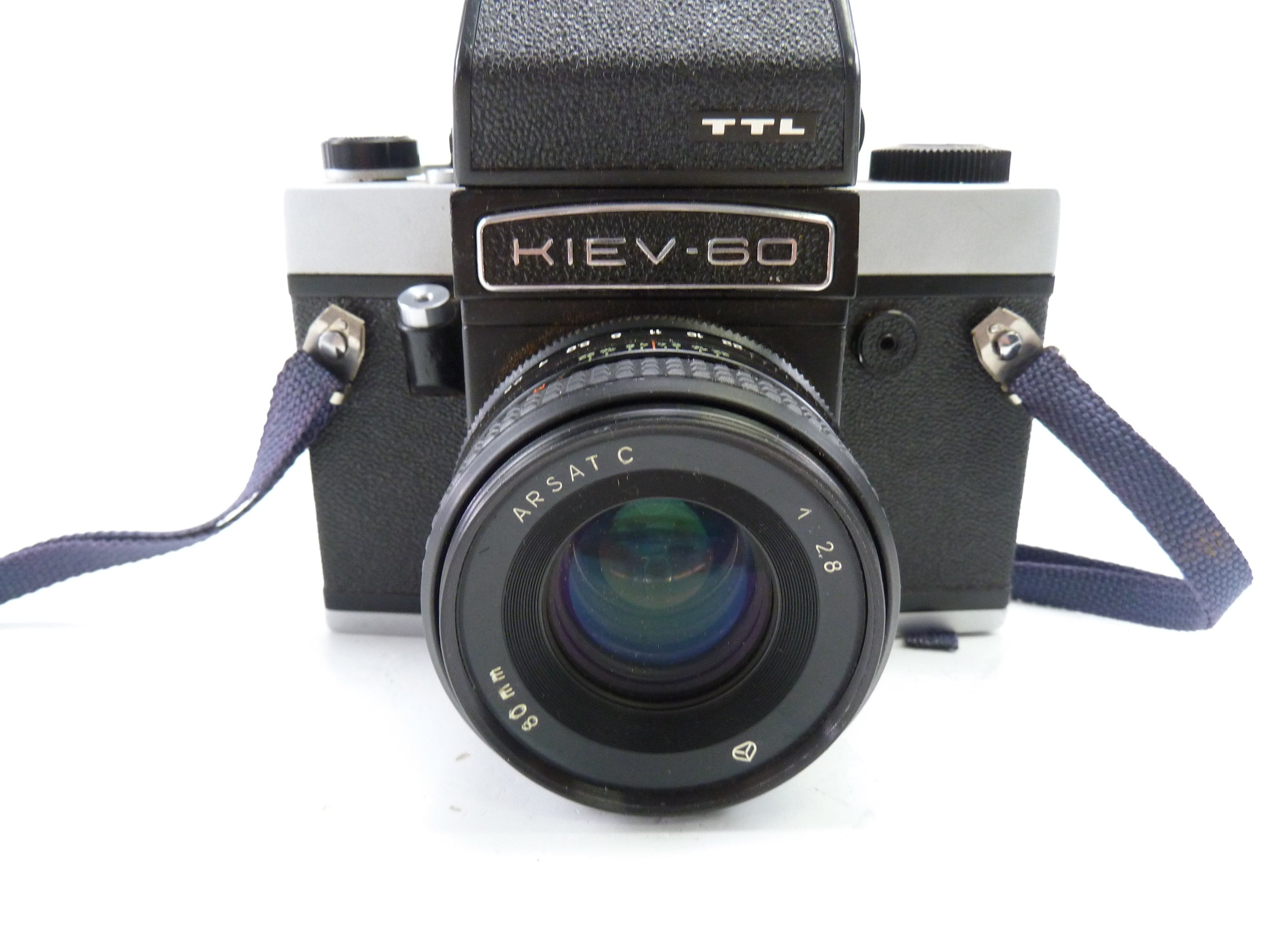 Kiev-60 Medium Format Camera with TTL Prism and 80MM F2.8 Lens 