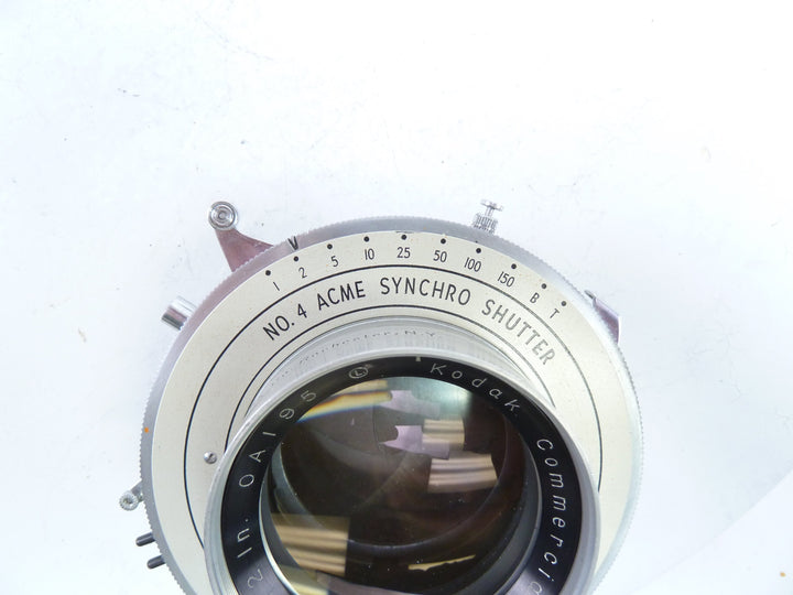 Kodak Commercial Ektar 12" F6.3 Lens with No. 4 Acme Synchro Shutter Large Format Equipment - Large Format Lenses Kodak 422402