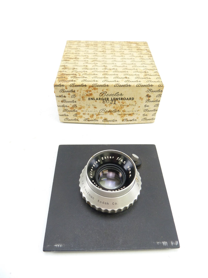 Kodak Ektar 90MM f4.5 Enlarging Lens with Beseler 8021 Lens Board Darkroom Supplies - Enlarging Lenses Kodak 12202322