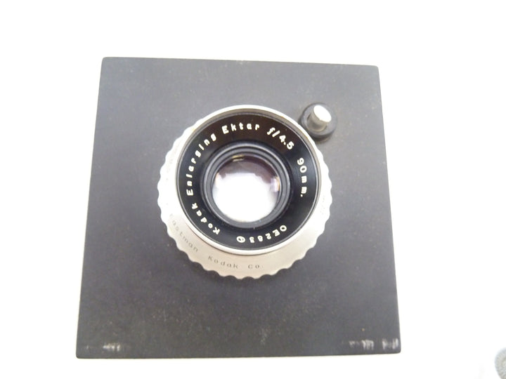 Kodak Ektar 90MM f4.5 Enlarging Lens with Beseler 8021 Lens Board Darkroom Supplies - Enlarging Lenses Kodak 12202322