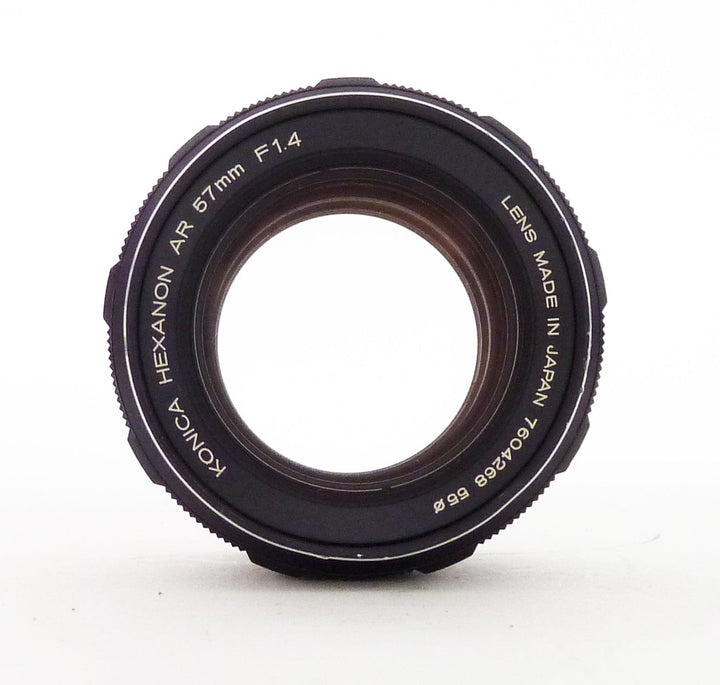 Konica Hexanon AR 57mm F1.4 Lens AR Mount Lenses Small Format - Konica AR Mount Lenses Konica 7604268