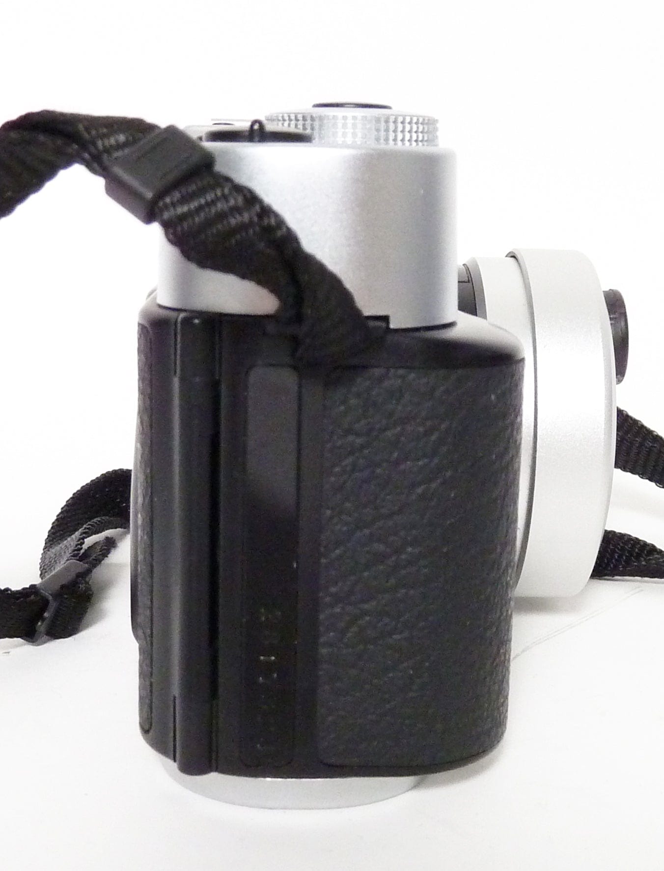 Konica Hexar Silver with Date and HX-14 Flash - Excellent Plus