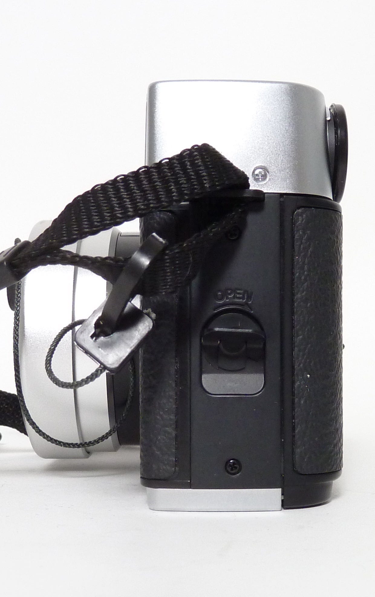 Konica Hexar Silver with Date and HX-14 Flash - Excellent Plus